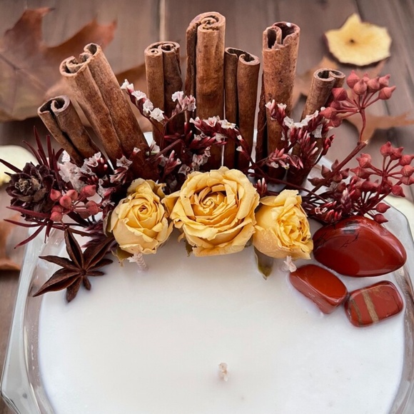 AUTUMN ORCHARD Candle - Fall Candle - Soy Wax Candle - Handmade Candle - - Picture 4 of 6